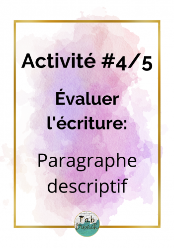 activité-écriture-français